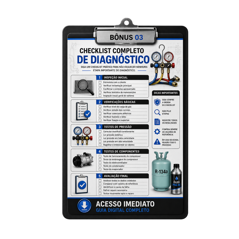 Bônus 3 — Checklist Completo de Diagnóstico